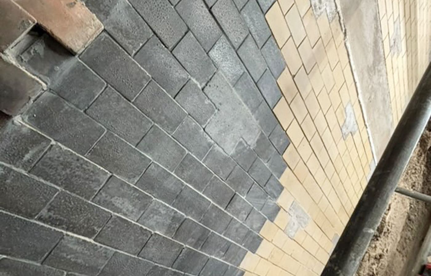 耐火物の施工